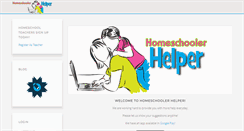Desktop Screenshot of homeschoolerhelper.com