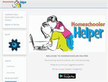 Tablet Screenshot of homeschoolerhelper.com